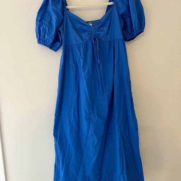 Lauren Conrad Blue Cut Out Tie Midi Dress - Picture 2 of 3